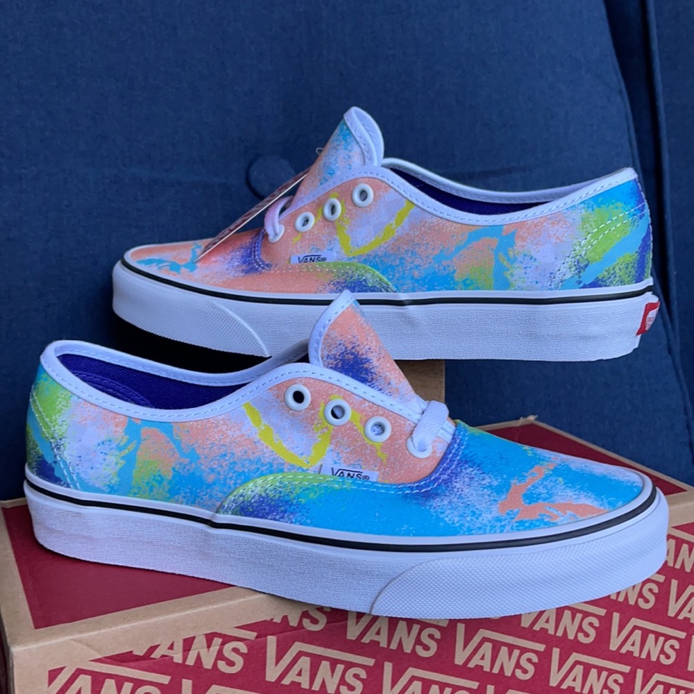 Vans WMNS Authentic Retro Mart Multi/True White Sneakers - Picture 11 of 16